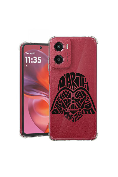 bestcase Удароустойчив калъф за Motorola Moto G05, калиграфия Дарт Вейдър, 19...