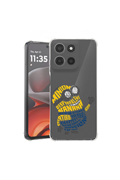 bestcase Carcasă spate antișoc pentru Motorola Moto G75, Calligraphy Minion, ...