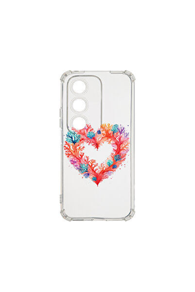 bestcase Carcasă spate antișoc pentru OPPO A80 5G, culoare Coral Heart, AS 1599