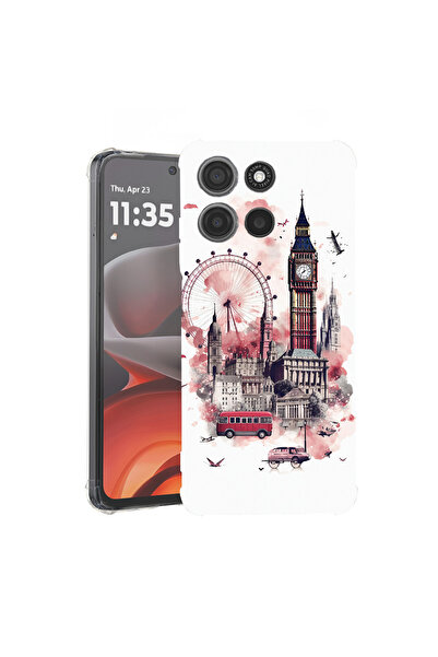 bestcase Carcasă spate antișoc pentru Motorola Moto G75, Visit London, 194601...