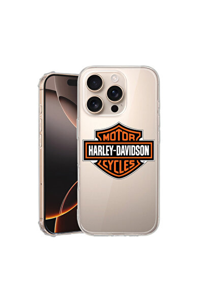 bestcase Αντικραδασμική θήκη πλάτης για Apple iPhone 16 Pro, Harley-Davidson,...