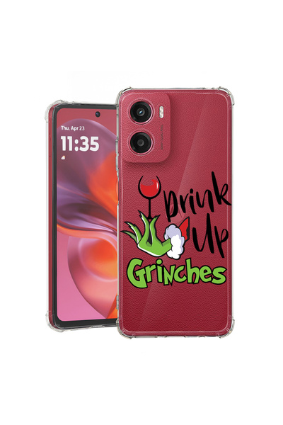 bestcase Удароустойчив гръб за Motorola Moto G05, Grinches - Drink Up, 192635...