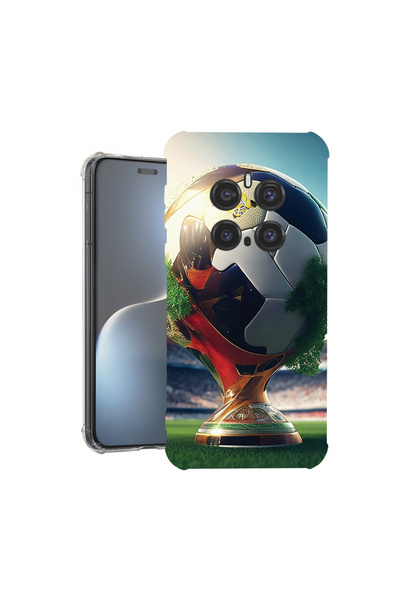 bestcase Carcasă spate antișoc pentru Honor Magic7 Pro, Trofeu Cupa de Fotbal...