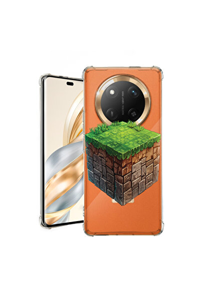 bestcase Carcasă spate antișoc pentru Honor Magic7 Lite, Minecraft World, 192...