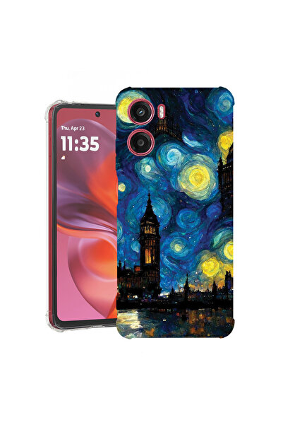 bestcase Carcasă spate antișoc pentru Motorola Moto G05, Starry Night, 192635...