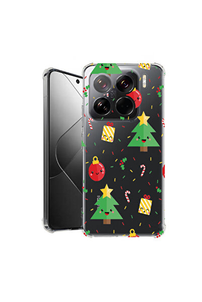 bestcase Carcasă spate antișoc pentru Xiaomi 15 Pro, model Brad de Crăciun, 1...