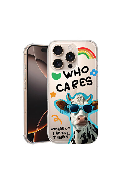 bestcase Carcasă spate antișoc pentru Apple iPhone 16 Pro Max, Cool Cow - Who...