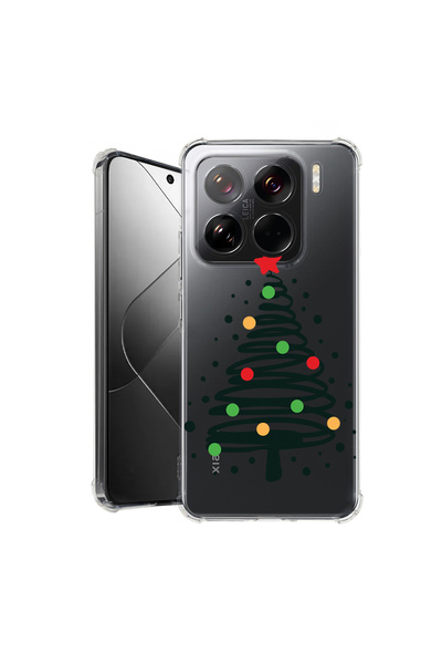 bestcase Удароустойчив калъф за Xiaomi 15, Коледна елха, 1926363 AS 1608