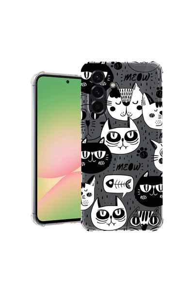 bestcase Carcasă spate antișoc pentru Samsung Galaxy M16 5G, Cool Cats, 19882...