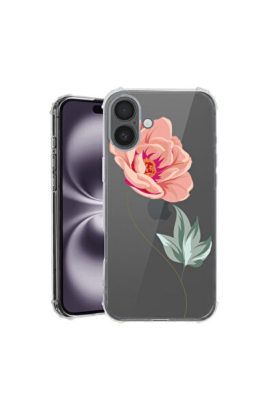 bestcase Αντικραδασμική θήκη πλάτης για Apple iPhone 16 Plus, ροζ, AS 127