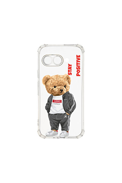 bestcase Carcasă spate antișoc pentru Google Pixel 9a, Stay Positive - Teddy ...