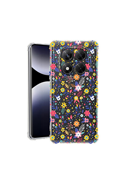 bestcase Carcasă spate antișoc pentru Xiaomi Redmi Note 14 Pro 5G, model flor...