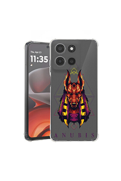 bestcase Carcasă spate antișoc pentru Motorola Moto G75, Mitologia Anubis, 19...