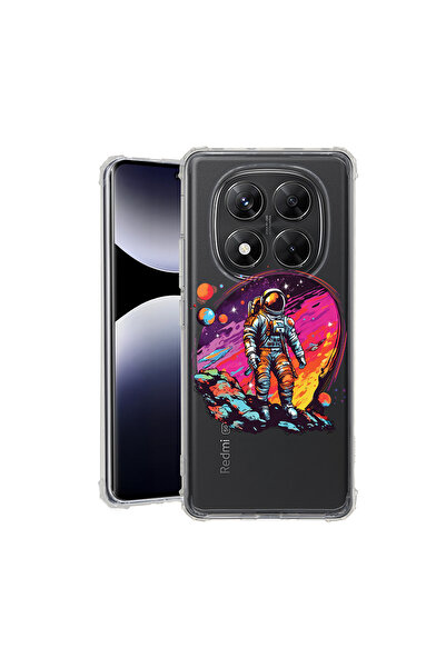 bestcase Carcasă spate antișoc pentru Xiaomi Redmi Note 14 Pro Plus, Astronau...
