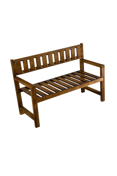 Weblonya Ahşap Bank Bahçe Bankı Kolçaklı Sandalye 2128