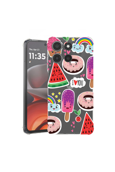 bestcase Carcasă spate antișoc pentru Motorola Moto G15, Summer Feeling, 1926...