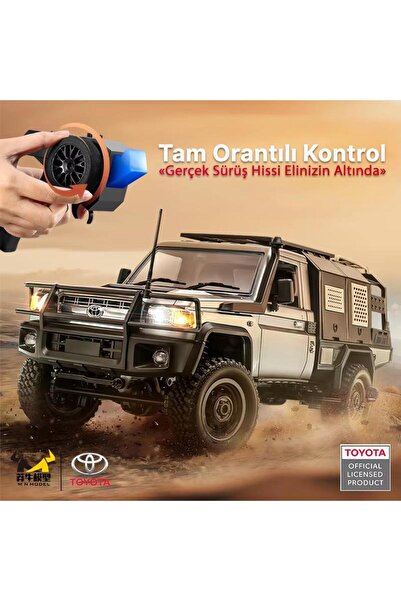 MN Model MN82S 1/12 Supertourer Toyota Land Cruiser LC79 4WD RC Model Uzaktan Kumandalı Araba Crawle