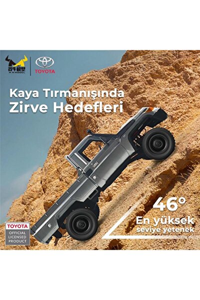 MN Model MN82 Pro 1/12 Toyota Land Cruiser LC79 4WD RC Crawler Offroad Truck Uzaktan Kumandalı Araba