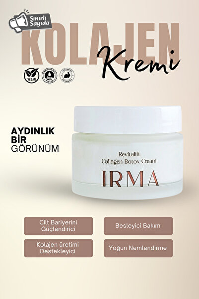İrma Natural كريم ريفيتاليفت كولاجين بوتوكس 50 مل - مضاد للتجاعيد، ممتلئ للبش...