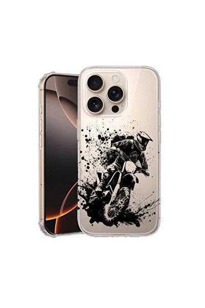 bestcase Carcasă spate antișoc pentru Apple iPhone 16 Pro Max, MotoCross, AS ...