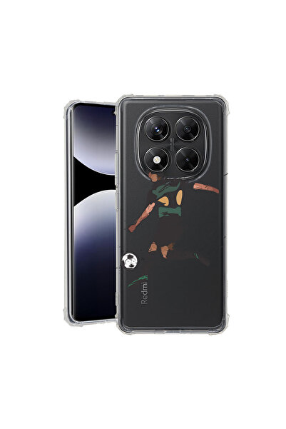 bestcase Carcasă spate antișoc pentru Xiaomi Redmi Note 14 Pro 5G, Fotbal, 19...