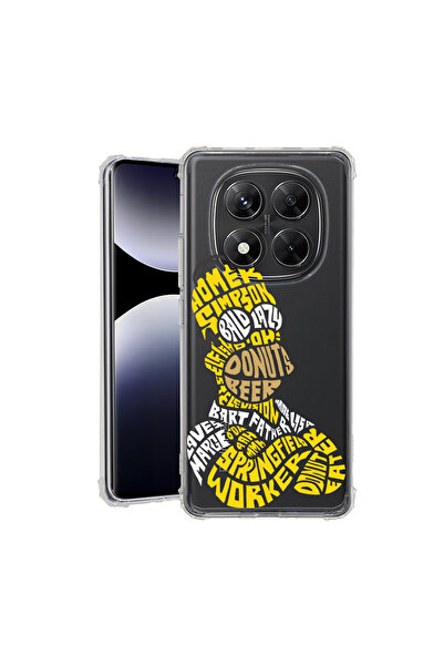 bestcase Carcasă spate antișoc pentru Xiaomi Redmi Note 14 Pro Plus, Caligraf...