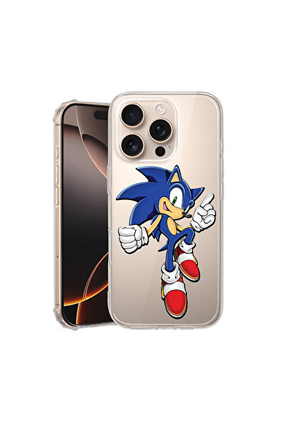bestcase Carcasă spate antișoc pentru Apple iPhone 16 Pro Max, Sonic Boom, AS...