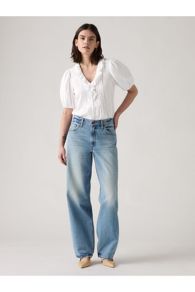 Levi's Baggy Dad Women's Blue Jean Pants 001Ti-0004