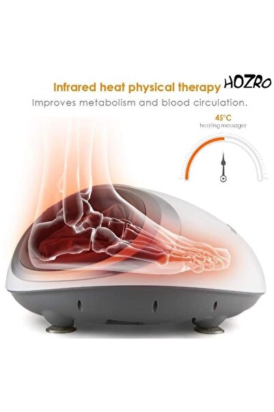 HOZRO Foot Massage Device with Shiatsu Technology, Heating, and Timer