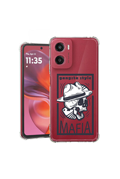 bestcase Αντικραδασμική θήκη πίσω μέρους για Motorola Moto G05, Gangsta Life,...