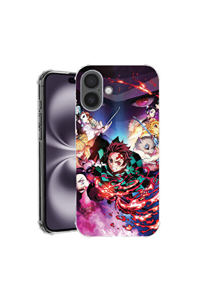 bestcase Carcasă spate antișoc pentru Apple iPhone 16, Demon Slayer, AS 1701