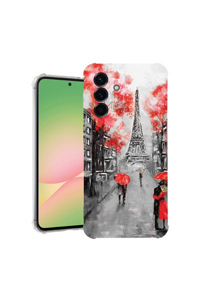 bestcase Carcasă spate antișoc pentru Samsung Galaxy A26, antișoc 1.5MM, Turnul Eiffel din Paris, 1926359 AS 1378