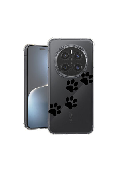 bestcase Carcasă spate antișoc pentru Honor Magic7 Pro, model amprente de lab...