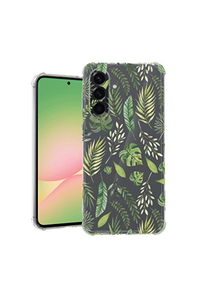 bestcase Удароустойчив калъф за Samsung Galaxy M16 5G, зелени листа, 1988299 ...