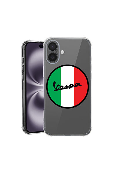bestcase Αντικραδασμική θήκη πλάτης για Apple iPhone 16 Plus, Vespa, AS 1708