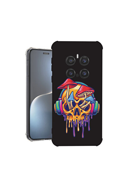 bestcase Carcasă spate antișoc pentru Honor Magic7 Pro, model ciupercă-craniu...