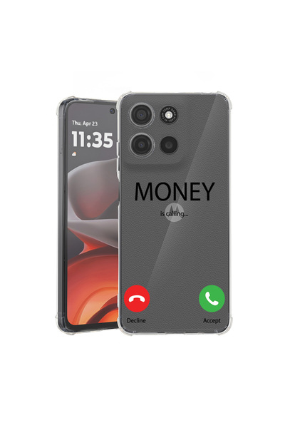 bestcase Carcasă spate antișoc pentru Motorola Moto G75, Banii cheamă, 194601...