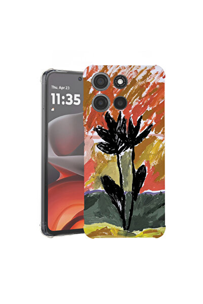 bestcase Carcasă spate antișoc pentru Motorola Moto G75, lucrată manual de KF...