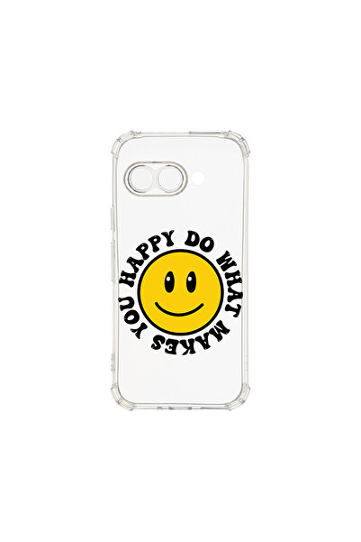 bestcase Carcasă spate antișoc pentru Google Pixel 9a, cu zâmbet fericit, AS ...