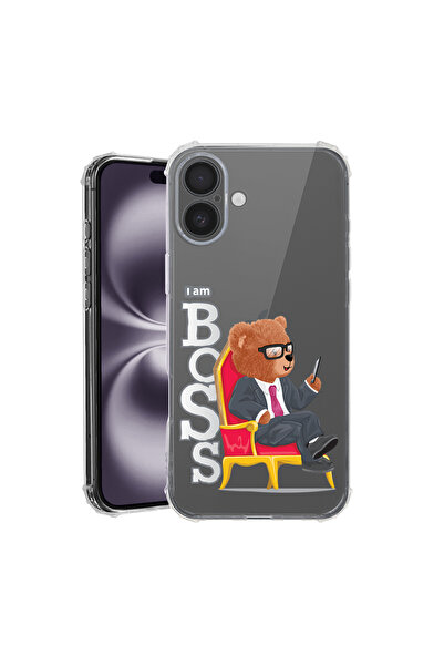 bestcase Αντικραδασμική θήκη πλάτης για Apple iPhone 16 Plus, Αρκουδάκι - I'm...