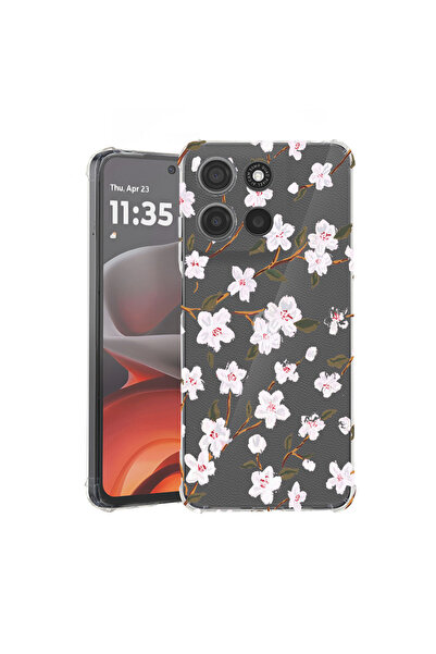 bestcase Carcasă spate antișoc pentru Motorola Moto G75, floare de primăvară,...