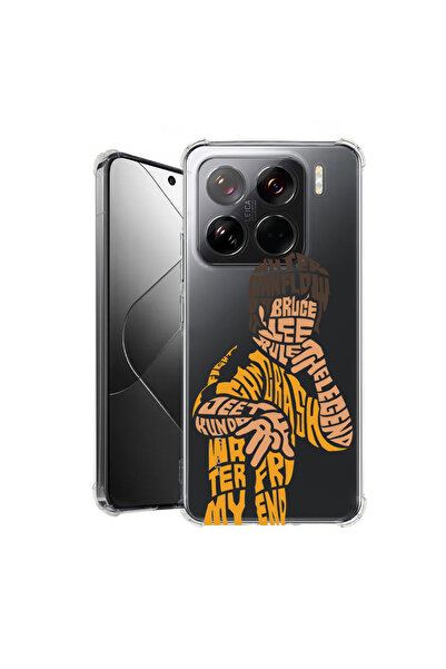 bestcase Αντικραδασμική θήκη πίσω για Xiaomi 15 Pro, καλλιγραφία Bruce Lee, 1...