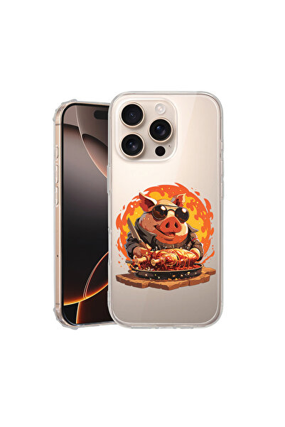 bestcase Αντικραδασμική θήκη πλάτης για Apple iPhone 16 Pro, Pig's Life, AS 1491