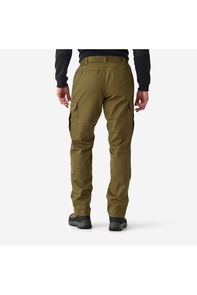 Decathlon Men's Cargo Hunter Pants - Light Brown - Hunting and Nature Observation - Steppe 500