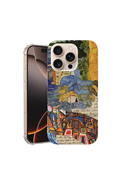 bestcase Carcasă spate antișoc pentru Apple iPhone 16 Pro Max, stil Van Gogh,...