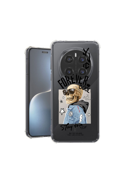 bestcase Carcasă spate antișoc pentru Honor Magic7 Pro, Forever Cool Skeleton...