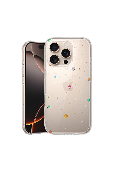 bestcase Αντικραδασμική θήκη πίσω για Apple iPhone 16 Pro Max, Σύμπαν, Πλανήτ...