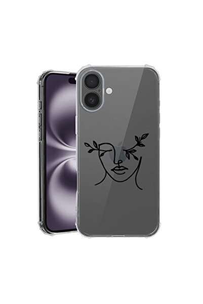 bestcase Carcasă spate antișoc pentru Apple iPhone 16 Plus, model abstract pe...