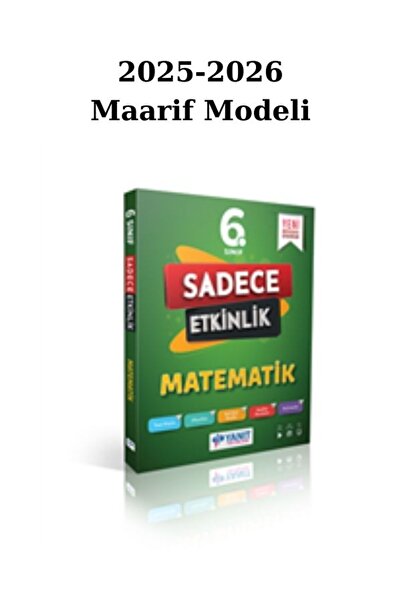 Yanıt Yayınları Yanıt 6.Sınıf Matematik Sadece etkinlik Çalışma Kit. 2025/26 Maarif Modeli