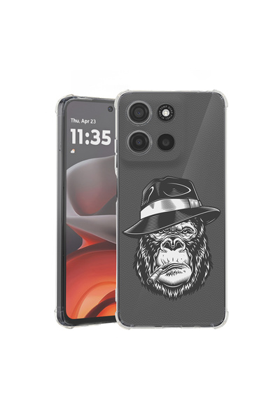 bestcase Carcasă spate antișoc pentru Motorola Moto G75, Maffia Monkey, 19460...